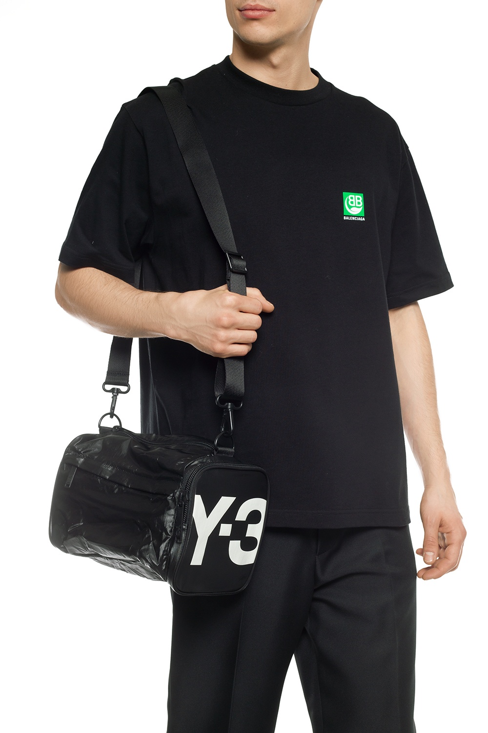 Black 'Mini Gymbag' shoulder bag Y-3 Yohji Yamamoto - Vitkac